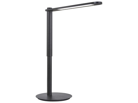 George Kovacs Coal Black Brushed Desk Lamp