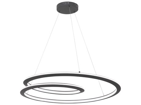 George Kovacs Infinite 1-Light Sand Coal Black Pendant