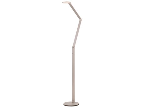 George Kovacs Task Portables Chiseled Nickel Floor Lamp