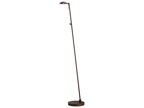 George Kovacs Georges Reading Room LED Copper Bronze Patina Floor Lamp
