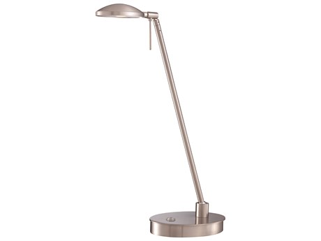 George Kovacs Georges Reading Room LED Brushed Nickel Desk Lamp