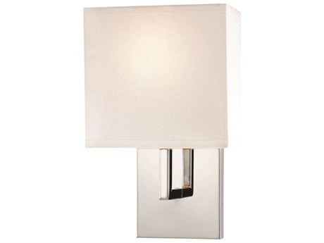 George Kovacs 1-Light Chrome White Wall Sconce