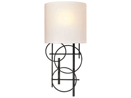 George Kovacs 1-Light Coal Black Glass Wall Sconce