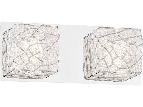 George Kovacs Livewire 2-Light Chrome LED Vanity Light