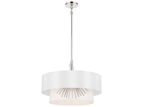 George Kovacs Gramercy 3-Light Polished Nickel Tiered Pendant