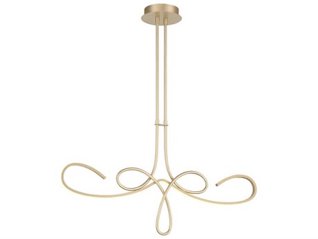 George Kovacs Astor 1-Light Soft Gold LED Linear Island Pendant