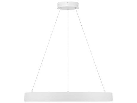 George Kovacs Conc 1-Light Matte White Round Pendant