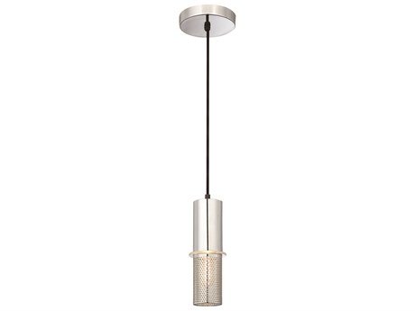George Kovacs Larry 1-Light Chrome Cylinder Mini Pendant