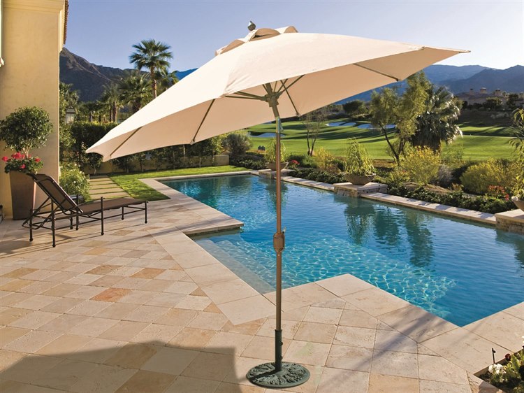 Galtech Quick Ship Aluminum 9 Foot Crank Lift Auto Tilt Umbrella Gl736 Galtech Quick Ship Aluminum 9 Foot Crank Lift Auto Tilt Umbrella