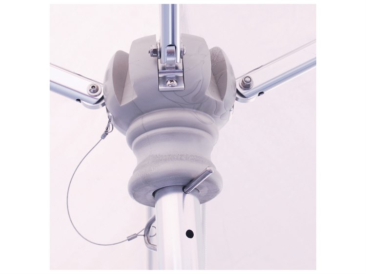 Galtech Commercial Aluminum Patio Umbrella Beige 6ft 4