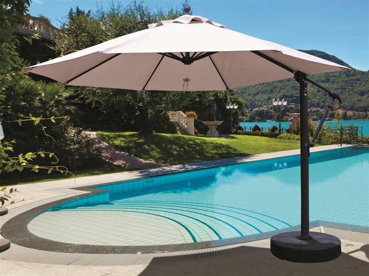 Galtech Quick Ship Cantilever 11 Foot Aluminum Offset Umbrella Gl887 Galtech Quick Ship Cantilever 11 Foot Aluminum Offset Umbrella 887