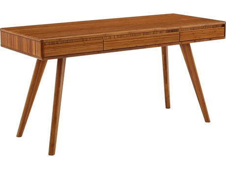 Greenington Currant Amber Brown Bamboo Wood Writing Desk