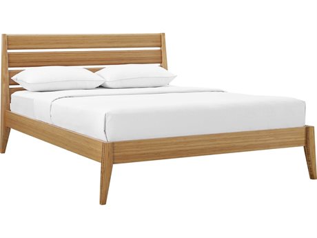 Greenington Sienna Caramelized Brown Bamboo Wood Queen Platform Bed