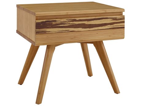 Greenington Azara 1-Drawer Beige Bamboo Wood Nightstand