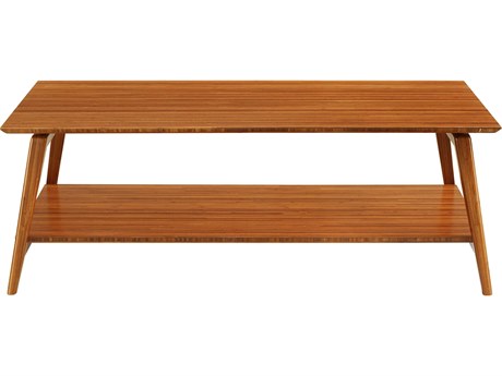 Greenington Antares Rectangular Bamboo Amber Coffee Table