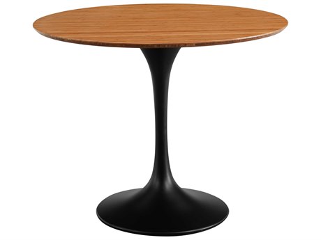 Greenington Soho Round Wood Amber Dining Table