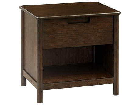 Greenington Weston 1-Drawer Brown Bamboo Wood Nightstand
