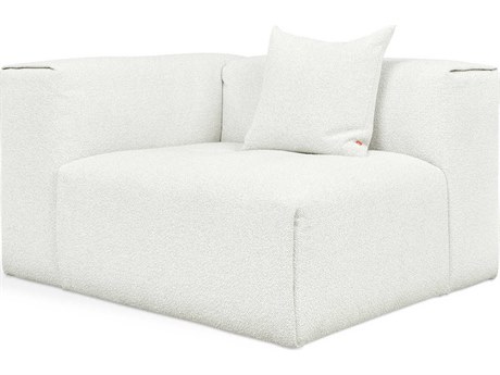Gus* Modern Nest White Left Arm Modular Chair