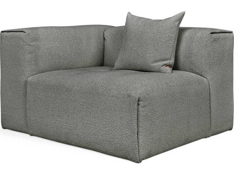 Gus* Modern Nest Gray Left Arm Modular Chair