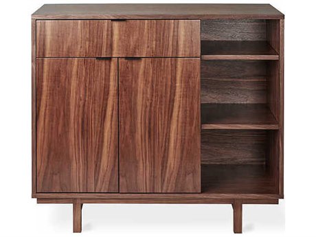 Gus* Modern Belmont 42" Walnut Wood Sideboard