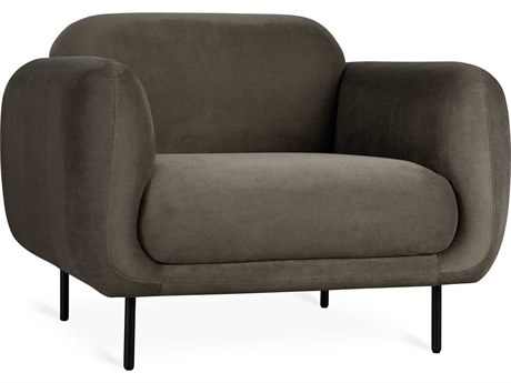 Gus* Modern Nord Gray Fabric Accent Chair