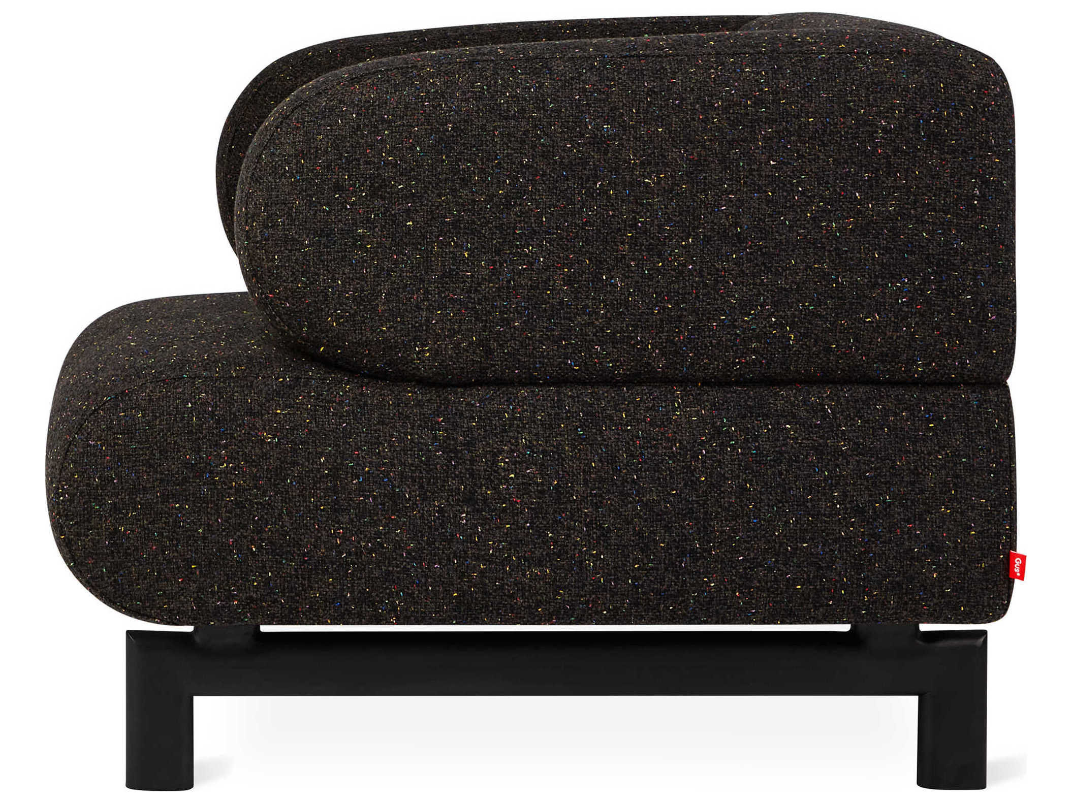 Gus* Modern Soren Funfetti Galaxy / Black Accent Chair GUMECCHSOREFUNGAL