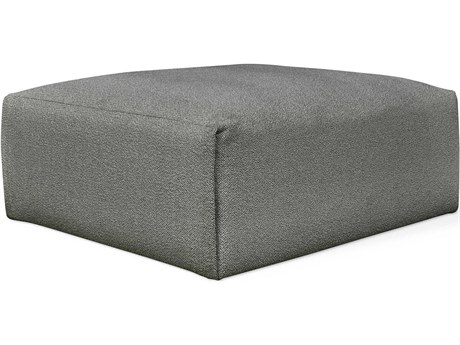 Gus* Modern Nest Morris Scoria Gray Upholstered Ottoman