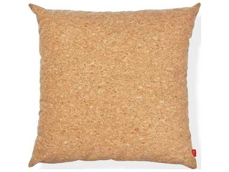 Gus* Modern Puff Brown Cork Natural Throws