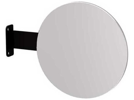 Gus* Modern Branch Black Ash Blonde Wall Mirror Round