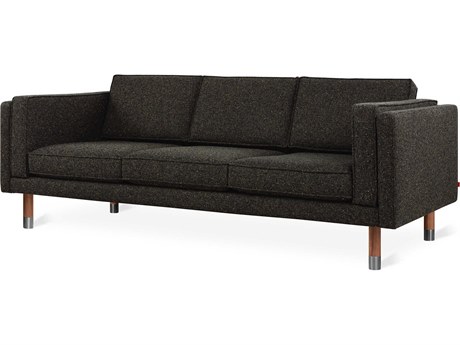 Gus* Modern Augusta Funfetti Galaxy Black Upholstered Sofa