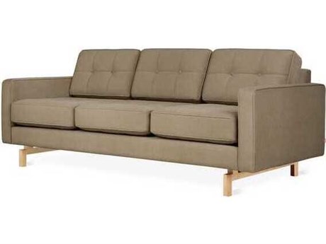Gus* Modern Jane Merino Mocha Brown Upholstered Sofa