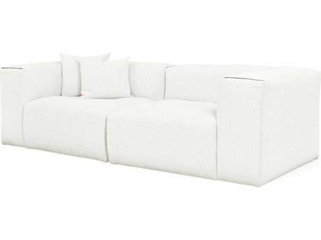 Gus* Modern Nest Morris Bone White Upholstered Sofa