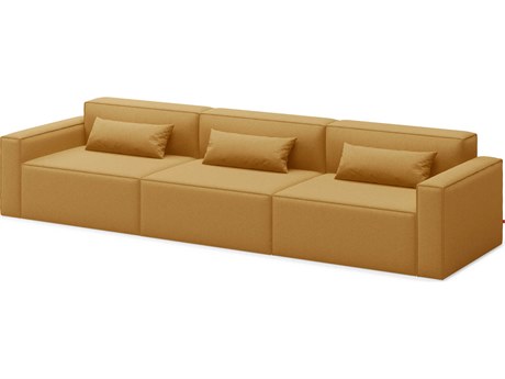 Gus* Modern Mix Mowat Ferro Brown Upholstered Sofa