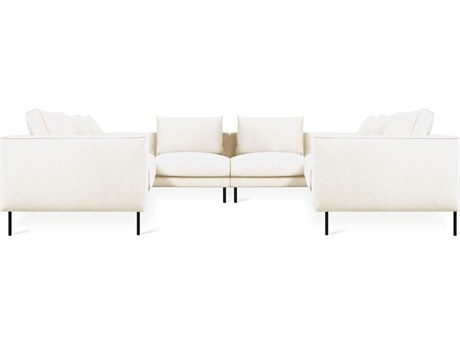 Gus* Modern Renfrew Black Upholstered Sectional Sofa