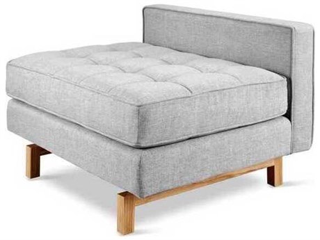 Gus* Modern Jane Gray Upholstered Chaise