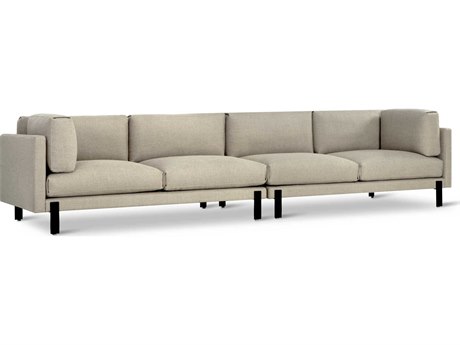 Gus* Modern Silverlake Andorra Almond Beige Upholstered Sofa