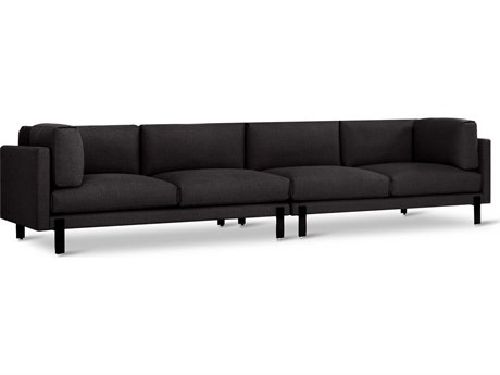 Gus* Modern Silverlake Andorra Espresso Brown Upholstered Sofa