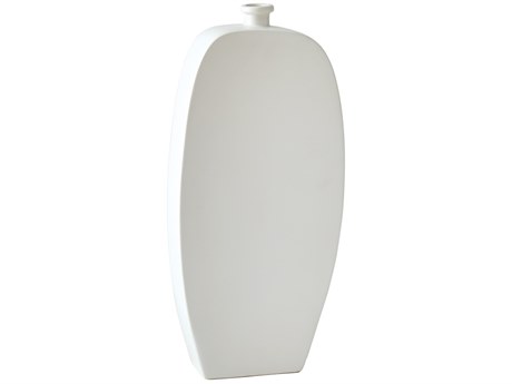 Global Views Bridwell Matte White Bottle