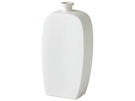 Global Views Bridwell Matte White Bottle