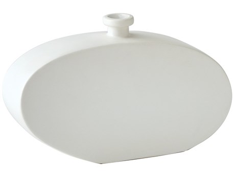 Global Views Bridwell Matte White Bottle