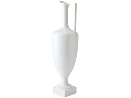 Global Views Quiet Curve White Urn