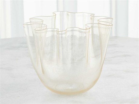 Global Views Handkerchief Gold Vase