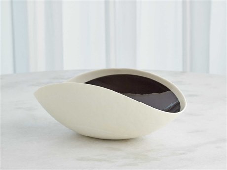 Global Views Ebony / Ivory 16" Bowl