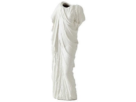 Global Views Greco Matte White Vase