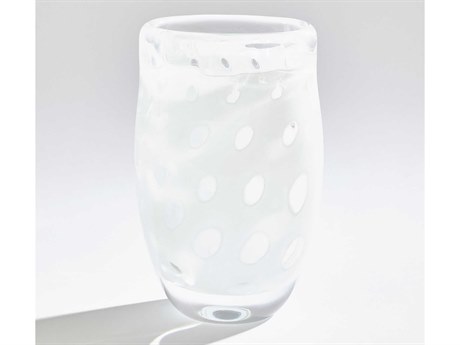 Global Views Netted White Vase