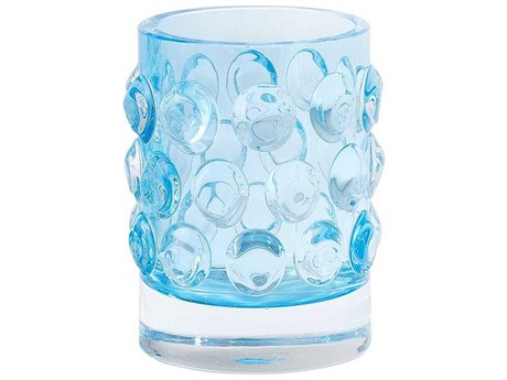 Global Views Thousand Eye Blue Vase