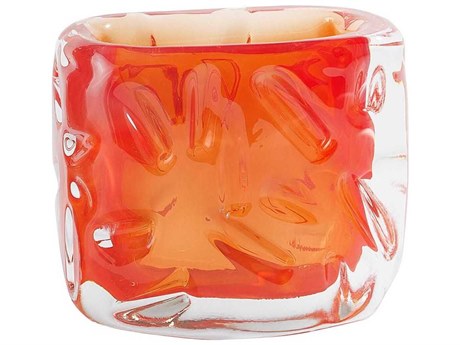Global Views Storm Fire Vase