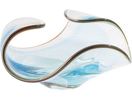 Global Views Blue Gelp Trio Decorative Bowl