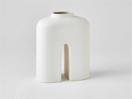 Global Views Guardian White / Cream 9" Vase