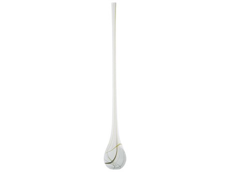 Global Views Pollock Bulb White Vase